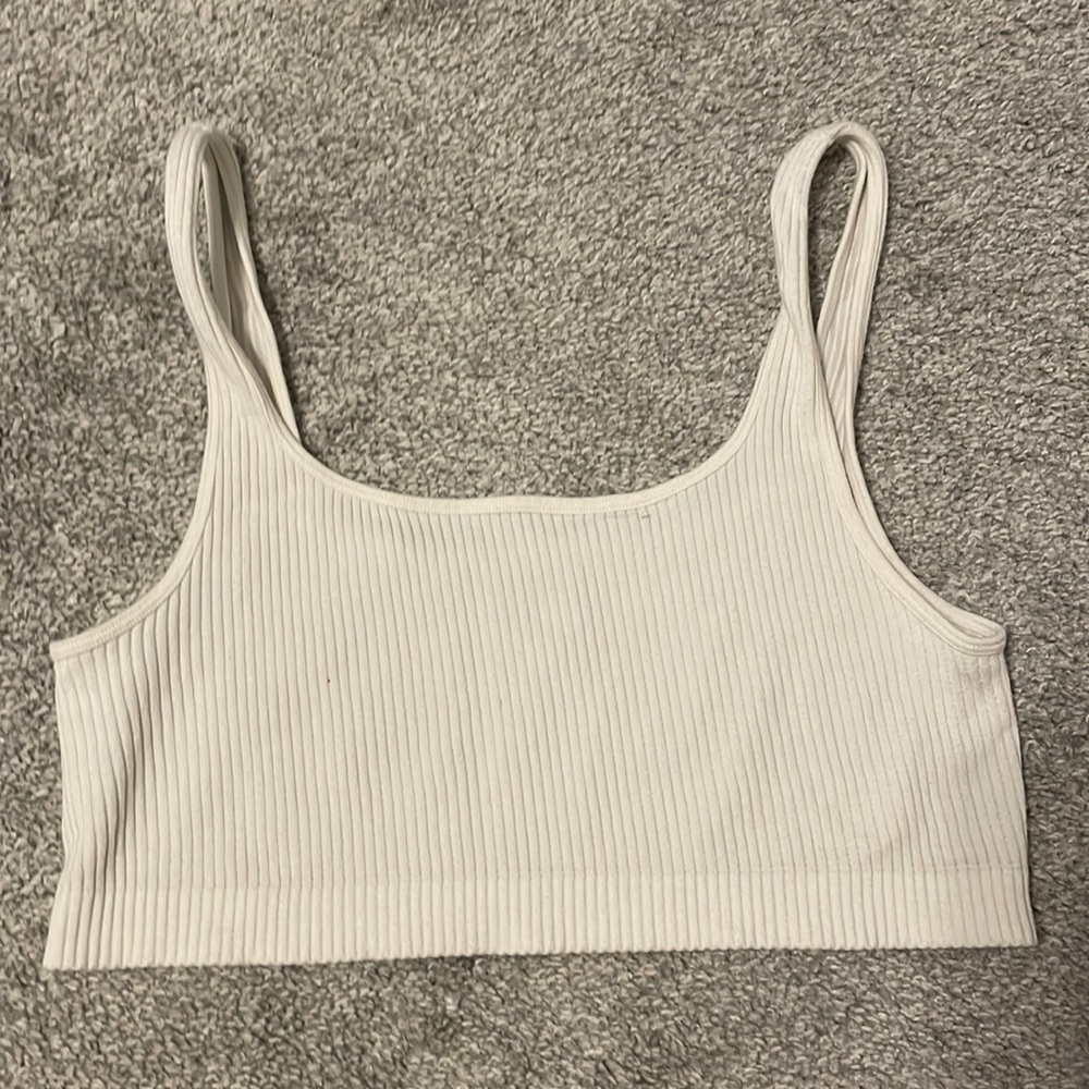 White crop top